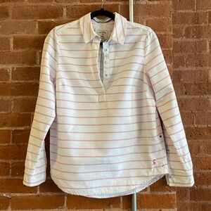 Joules Striped Rugby Polo - EUC